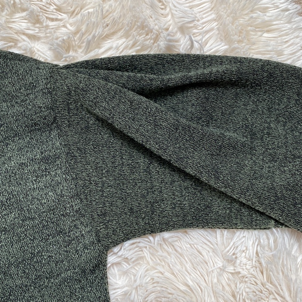 White Birch 1/4 Zip Pullover 💗 Forest Green & Black - Picture 11 of 16